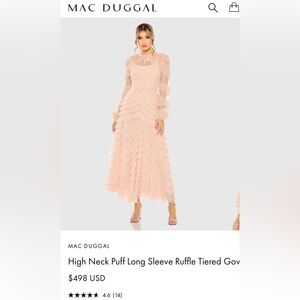 Mac Duggal gown